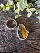 Load image into Gallery viewer, Bubble Bee Jasper Ring