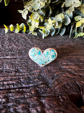 Load image into Gallery viewer, Turquoise Heart Inlay