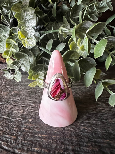 Pink Dahlia Ring
